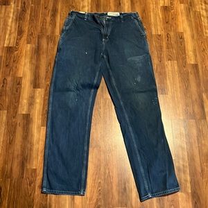 Carhartt carpenter jeans 36x36. They have multiple stains. Asking 10.00